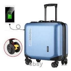 18 Inch Suitcase On Wheels Cabin Travel Rolling Luggage Pc Carry-on Trolley Bag