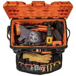 22 in. Tradesman pro tool master rolling tool bag klein tools pro
