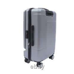 24 Rolling Wheels Trolley Luggage Travel Suitcase Bag ABS withTSA Lock Expandable