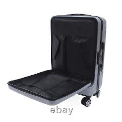 24 Rolling Wheels Trolley Luggage Travel Suitcase Bag ABS withTSA Lock Expandable