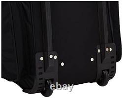 26 Lightweight Rolling Duffel Bag, Black, One Size