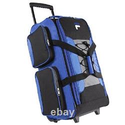 26 Lightweight Rolling Duffel Bag, One Size Blue