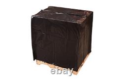 2 Mil Black Pallet Top Covers 50 x 42 x 69 65/Roll With UVI/UVA