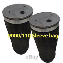2 tapered sleeve air bags 1/2npt port air ride suspension rolled spring xzx