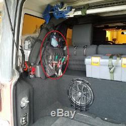 2x Roll Bar Cargo Storage Bag Pocket Tool Organizer For Jeep Wrangler JK 4-Door