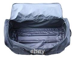 30-inch Rolling Duffle Bag with Wheels, Luggage Bag, Hockey Bag, XL Black