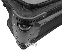 33-INCH Travel Rolling Wheel Duffel Duffle Bag by Amaro Black ONE BAG