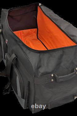 36-INCH Travel Rolling Wheel Duffel Duffle Bag by Amaro Black ONE BAG