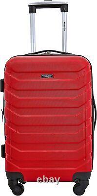 4 Piece Luggage and Packing Cubes Set Rolling Suitcase Tote Carry On Bag Travel