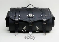 50x34x29h Siberia 50 K, Waterproof Genuine Leather, Motorcycle Roll Bag