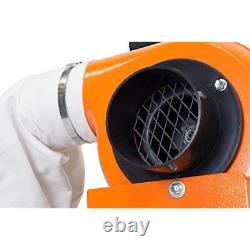 5.7-Amp 660 CFM Rolling Dust Collector with 12-Gallon Bag Optional Wall Mount