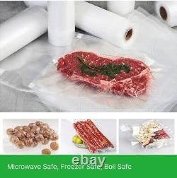 8x50' Food Saver Vacuum Sealer Bags Rolls 4Mil Embossed FoodSaver Storage Bags