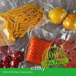 8x50' Food Saver Vacuum Sealer Bags Rolls 4Mil Embossed FoodSaver Storage Bags