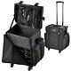 AW Oxford 4 Wheel Rolling Makeup Case Artist Travel Cosmetic Tool Organizer Bag