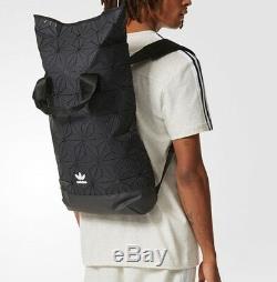 Adidas Originals 3d Roll-top Backpack Black Bnwt Issey Miyake Style 80+ Sold