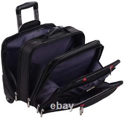 Airtraveler Rolling Briefcase Rolling Laptop Bag Computer Case with Wheels Spinn
