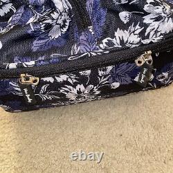 BNWT VERA BRADLEY LIGHTEN UP CARRY ON ROLLING DUFFLE FROSTED FLORAL 21 x 12
