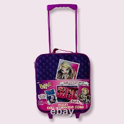 BRATZ Travel Case Dolls Luggage Rolling Bag Retractable Handle Pilot Size NOS