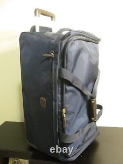 BRIC'S Milano, Italy Siena 26 Navy Extended Trip Rolling Check In Duffle, NWT