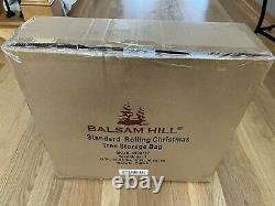 Balsam Hill Rolling Christmas Tree Storage Bag Fits 9' Tall 60 Wide Trees