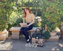 Barcelona Rolling Laptop Bag Briefcase Women Tote Carry-On Mothers Day Gift