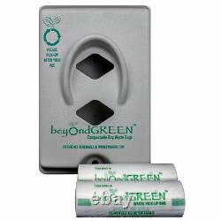 BeyondGREEN Dog Poop on Roll Park Dispenser for 8 x 13 Bags 400 Included