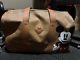 Bioworld Disney Mickey Mouse Rolling Duffle Bag Luggage Cognac Style 20