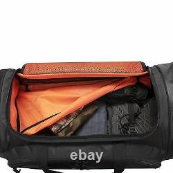 Black Pathfinder Gear 32 Large Drop Bottom Rolling Wheeled Duffel Bag $360