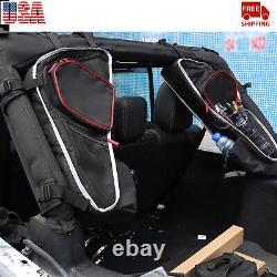 Black Roll Bar Trunk Storage Bags Accessories for Jeep Wrangler JL JK 2007-2018