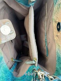 Brahmin Amelia Ocean Ombre Melbourne Leather Shoulder Hand Bag Tote Purse NWT