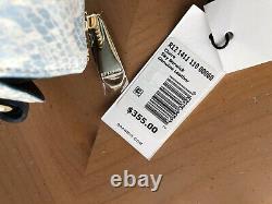 Brahmin Claire Sky Berwick Speedy Roll Barrel Bag NWT $355 FAB Studs & Tassels