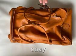 Brics 21 Pelle Carry On Rolling Duffle Bag Tan