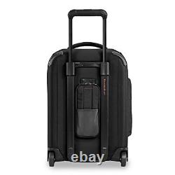 Briggs & Riley ZDX Upright Rolling Duffel Bag Black Carry-On 21-Inch