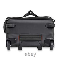 Briggs & Riley ZDX Upright Rolling Duffel Bag Black Carry-On 21-Inch