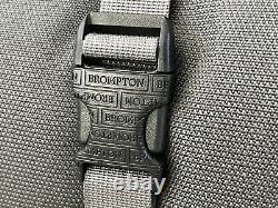 Brompton Borough L Roll Top Bag. Grey. Nearly new