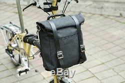 Brompton Front Bag Bike Backpack Messenger Bag Bicycle Bag Roll-Top Bag + Frame