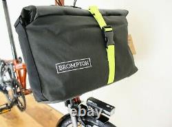Brompton Roll Top Bag Luggage with Frame & Rain Cover