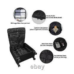 Bukere Rolling Garment Bags with Wheels for Travel, Wheeled Garment Luggage B