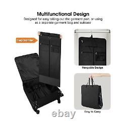 Bukere Rolling Garment Bags with Wheels for Travel, Wheeled Garment Luggage B