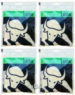 Bull Brand Menthol Slimline Filter Tips Rolling Smoking Resealable Bags slim tip