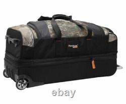 Camo Realtree Pathfinder Gear 36 Drop Bottom Rolling Wheeled Duffel Bag $380