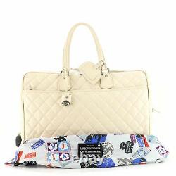 Chanel Paris-New York Rolling Duffle Bag Quilted Calfskin Large