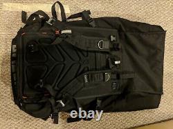 Chrome Industries Pro Barrage Waterproof Roll-Top Satchel Backpack Black Black