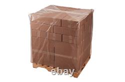Clear Gusseted Bags on a Roll 2 Mil 48x42x48 100/Roll Pallet Top Covers