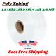 Clear Poly Tubing Multiple Sizes 1 Plastic Roll to make Impulse Heat Sealer Bags