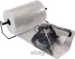 Clear Poly Tubing Tube Plastic Bag Polybags Custom Bags on a Roll 4 Mil