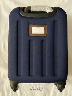 Coach 22 Carry-On Suitcase Luggage Rolling Travel Bag F68846 Navy Blue