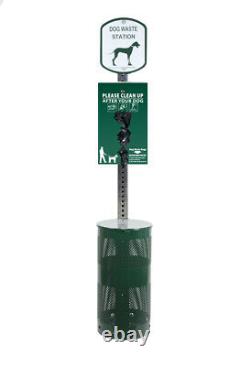 Dog Waste Station With Roll Bag Dispenser (pwc-016)