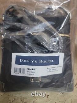 Dooney & Bourke R264 BB Black On Black Pebbled Leather Lexington Cross Body