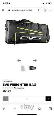 EVS Sports Black/Hi-Viz Freighter Rolling Bag FREIGHTER-18